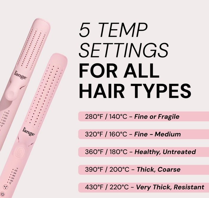L'ange Hair Le Duo Classic 360° Airflow Titanium Styler, a professional beauty hair styling tool with a sleek design.
