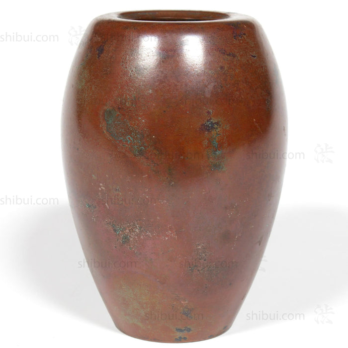 Large Vintage Bronze Flower Vase