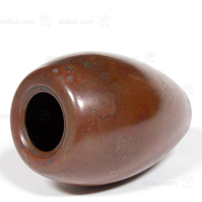 Large Vintage Bronze Flower Vase