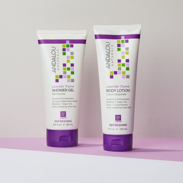 Lavender Thyme Refreshing Body Lotion - Andalou Naturals US