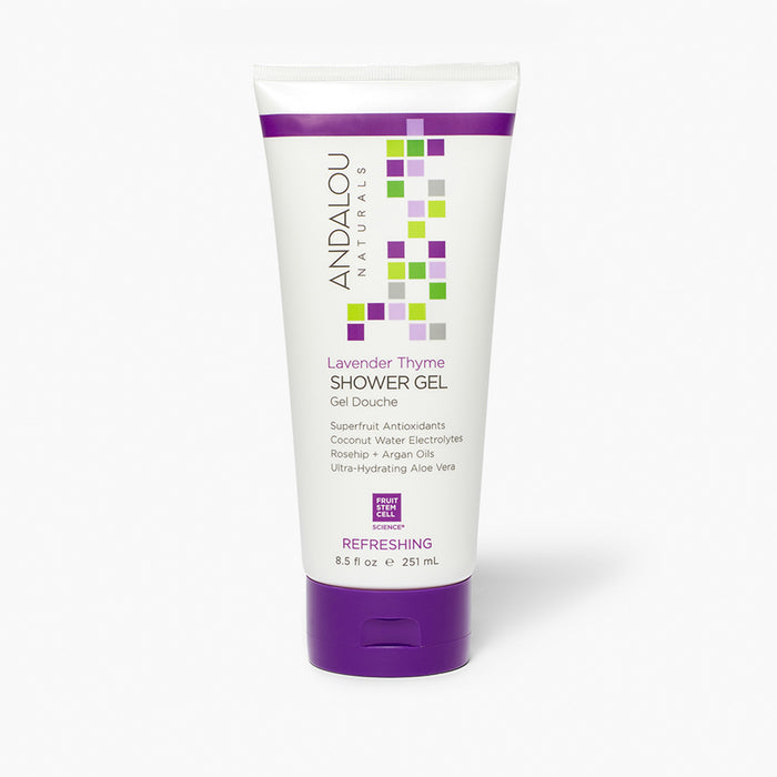 Lavender Thyme Refreshing Shower Gel Body Wash - Andalou Naturals US