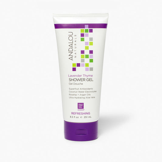 Lavender Thyme Refreshing Shower Gel Body Wash - Andalou Naturals US