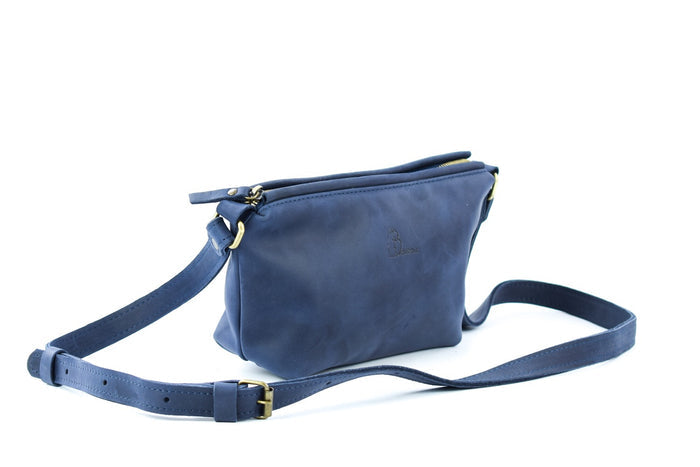 Leather bag Gracia Blue