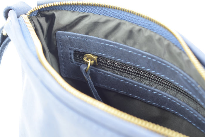 Leather bag Gracia Blue