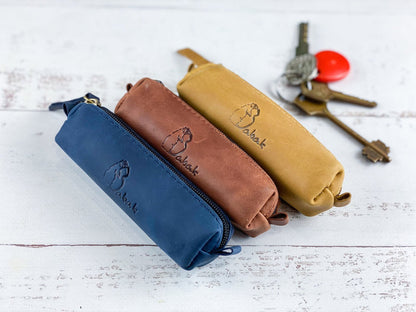 Leather key case
