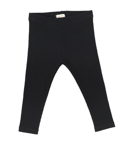 leggings ribbed - deep blue