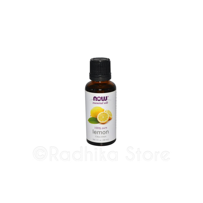 Lemon Essential Oil - 1 Fl Oz- Now Foods