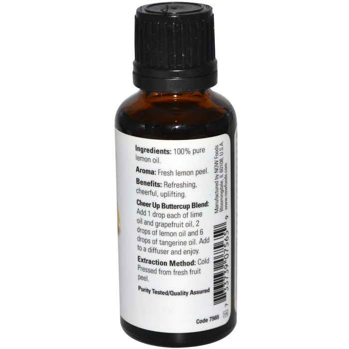 Lemon Essential Oil - 1 Fl Oz- Now Foods
