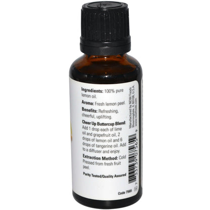 Lemon Essential Oil - 1 Fl Oz- Now Foods