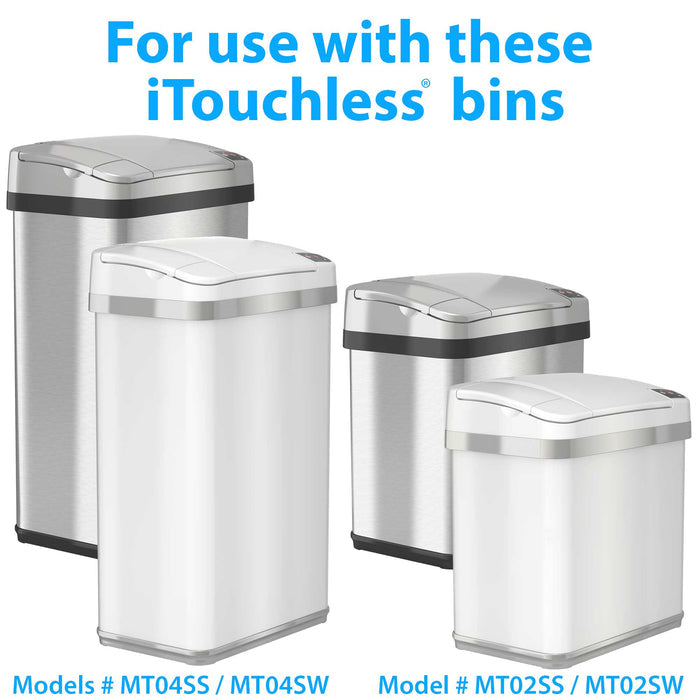 Lemon Fragrance 3-pack for Sensor Trash Can Models MT02SS, MT02SW, MT04SS, and MT04SW compatible with MT02SS MT04SS MT02SW MT04SW