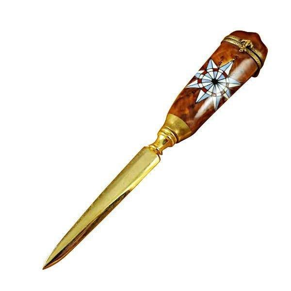 Letter Opener limoges box Porcelain Limoges French Trinket Box