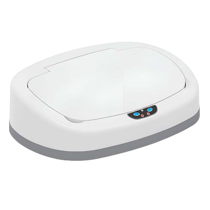 Replacement lid cover for iTouchless 13 Gallon Oval Sensor Trash Can in Chalk White, compatible with model ITOS13WH