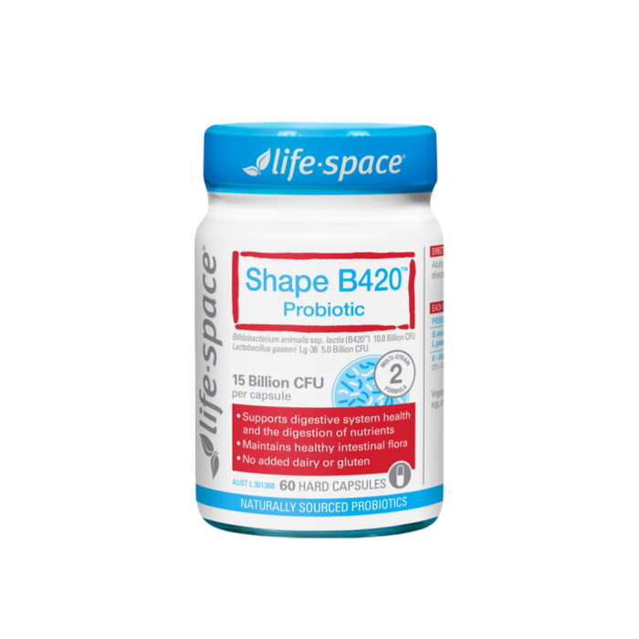 LIFESPACE Shape B420™ Probiotic 60 Capsules - myernk