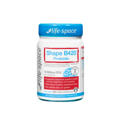 LIFESPACE Shape B420™ Probiotic 60 Capsules - myernk