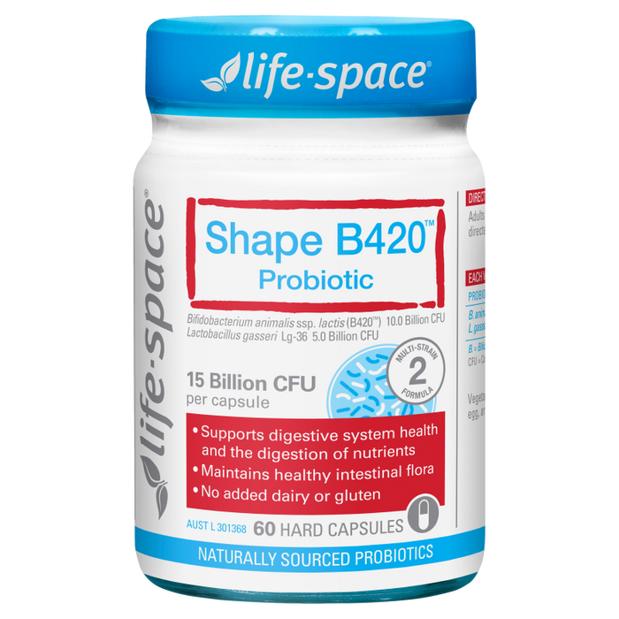 LIFESPACE Shape B420™ Probiotic 60 Capsules - myernk