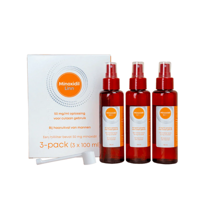 Linn Minoxidil 5% spray 3-pack (3x100 ml)