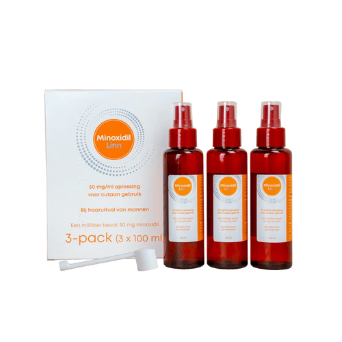 Linn Minoxidil 5% spray 3-pack (3x100 ml)