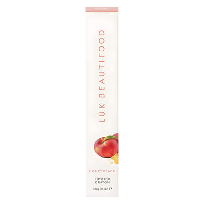 Box of Luk Beautifood Lipstick Crayon Honey Peach