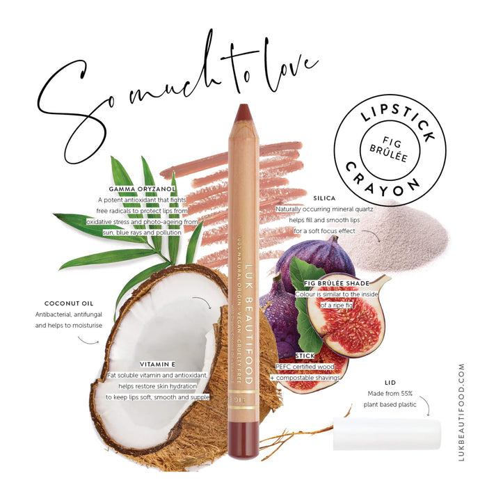 Luk Beautifood Lipstick Crayon Fig Brûlée/Information