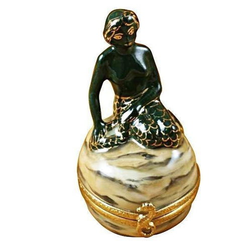 Copenhagen Mermaid limoges box Porcelain Limoges French Trinket Box