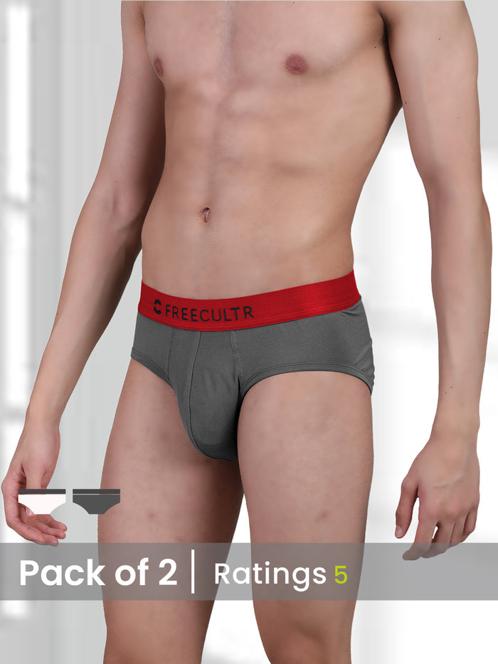 Luxury Limited Edition - Men's Anti-Bacterial Micro Modal Brief (Pack of 2)