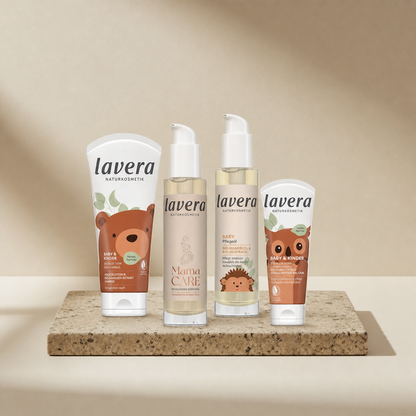 Mama Care Schwangerschafsöl, Baby und Kinder Shampoo und Waschlotion, baby und Kinder Pflegecreme und Babyöl