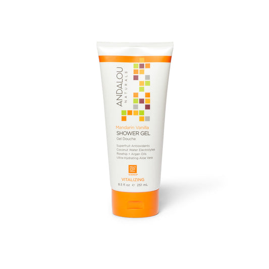 Mandarin Vanilla Vitalizing Shower Gel Body Wash - Andalou Naturals US