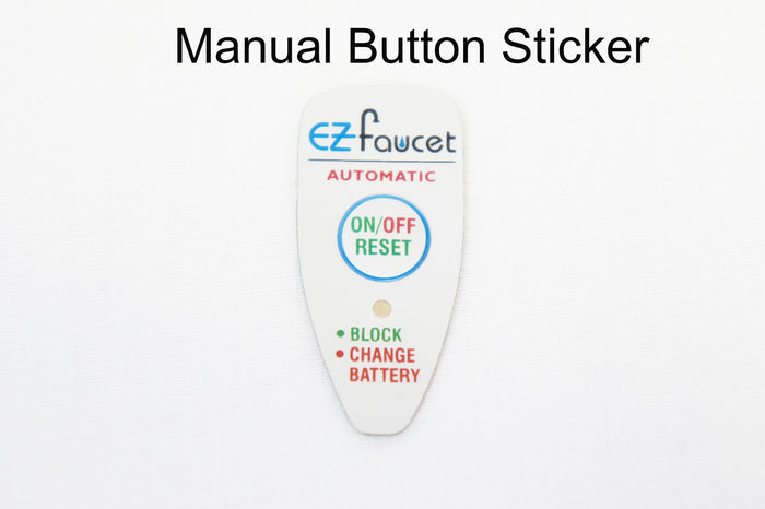 EZF003C manual button sticker