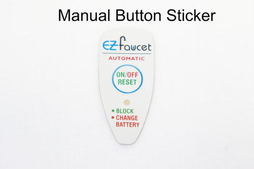EZF003C manual button sticker
