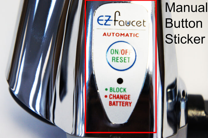 EZF003C manual button sticker location