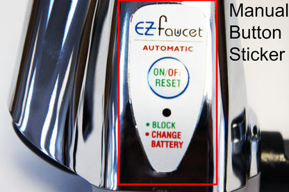 EZF003C manual button sticker location