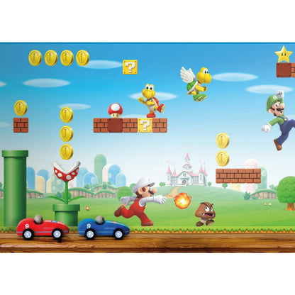 Mario Scene Peel & Stick Wallpaper Border - EonShoppee