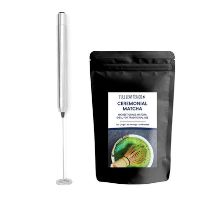 Matcha and Frother Set - Loose Leaf Tea - Full Leaf Tea Company