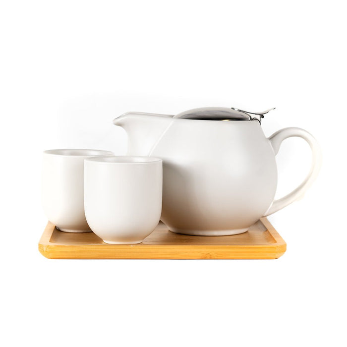 'Tea for Two'- Matte Ceramic Tea Set - Accessories - Full Leaf Tea Company