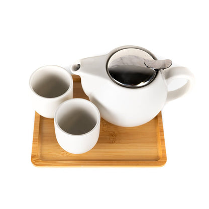 'Tea for Two'- Matte Ceramic Tea Set - Accessories - Full Leaf Tea Company