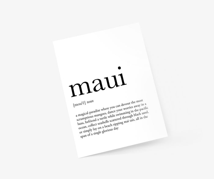 Maui Definition - Hawaii