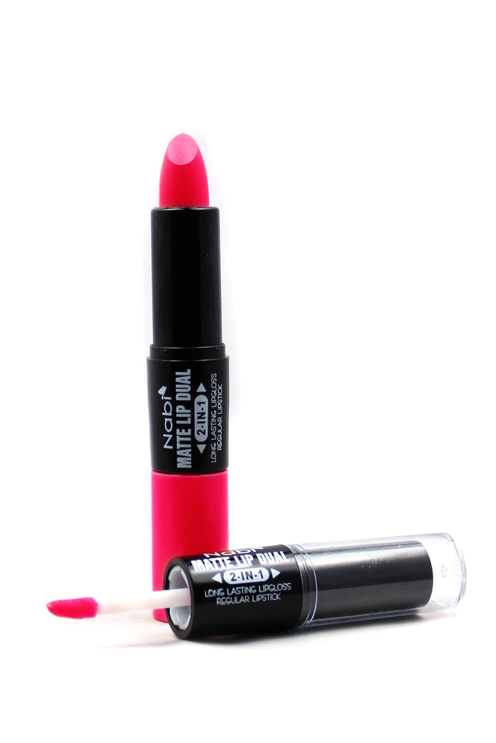 MDL03 - 2 in 1 Matte Lip Pink Red