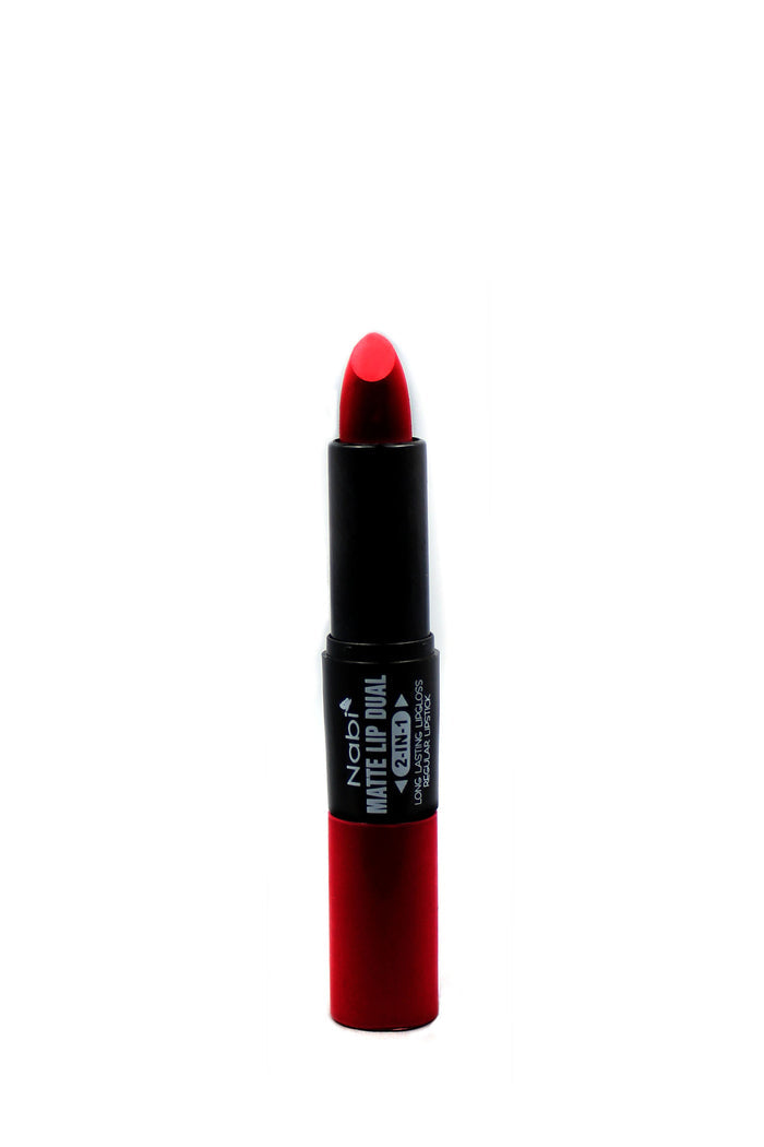 MDL19 - 2 in 1 Matte Lip Red Red