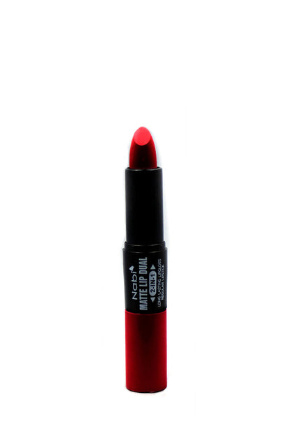 MDL19 - 2 in 1 Matte Lip Red Red