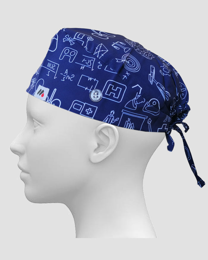 Printed Blue