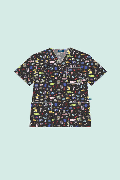 Medical Imaging – Unisex Printed Scrub Top