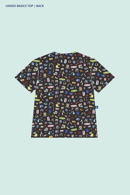 Medical Imaging – Unisex Printed Scrub Top