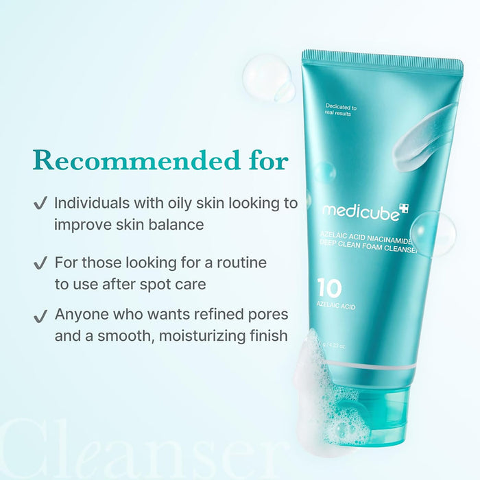 Medicube Azelaic Acid Niacinamide Deep Clean Whip Cleanser 4.23oz/ 120g