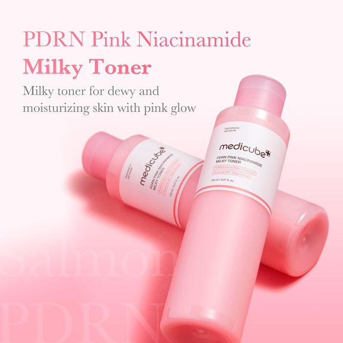 Medicube PDRN Pink Niacinamide Milky Toner 5.07oz/ 150ml