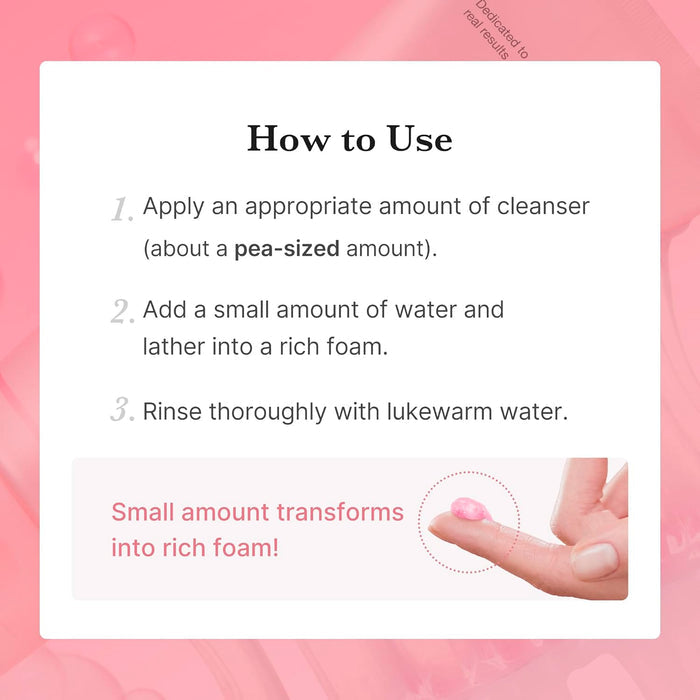 Medicube PDRN Pink Niacinamide Whip Cleanser 4.23oz/ 12g