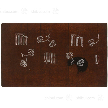 Meiji Genji Incense Katagami | Japanese Lacquered Paper Stencil