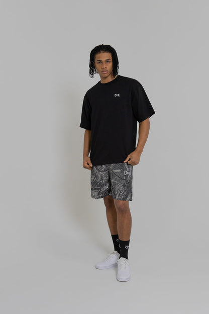 MEN'S BASIC SCRIPT BOX FIT T-SHIRT