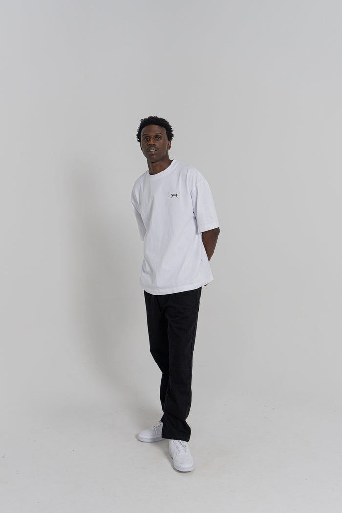 MENS BLACK LOOSE DENIM PANTS