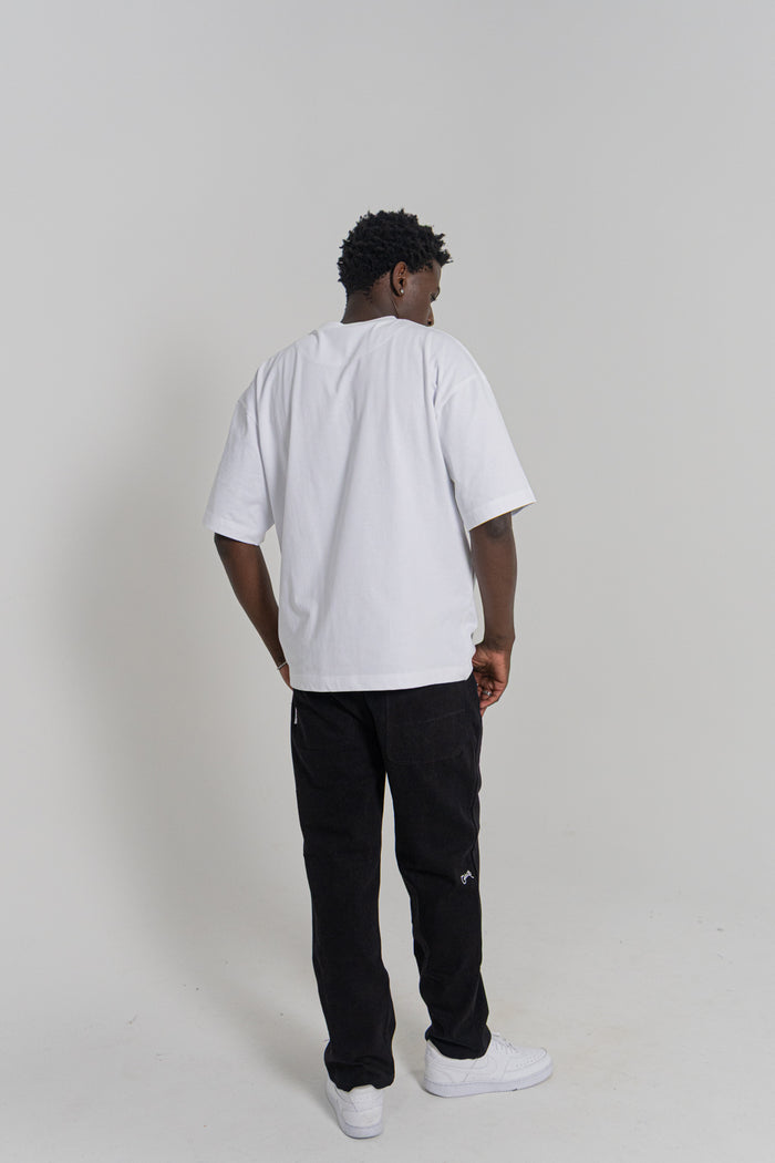 MENS BLACK LOOSE DENIM PANTS