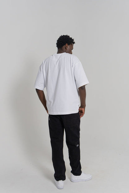 MENS BLACK LOOSE DENIM PANTS